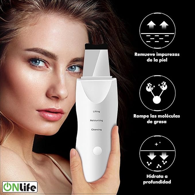 Espátula facial ultrasónica limpiadora