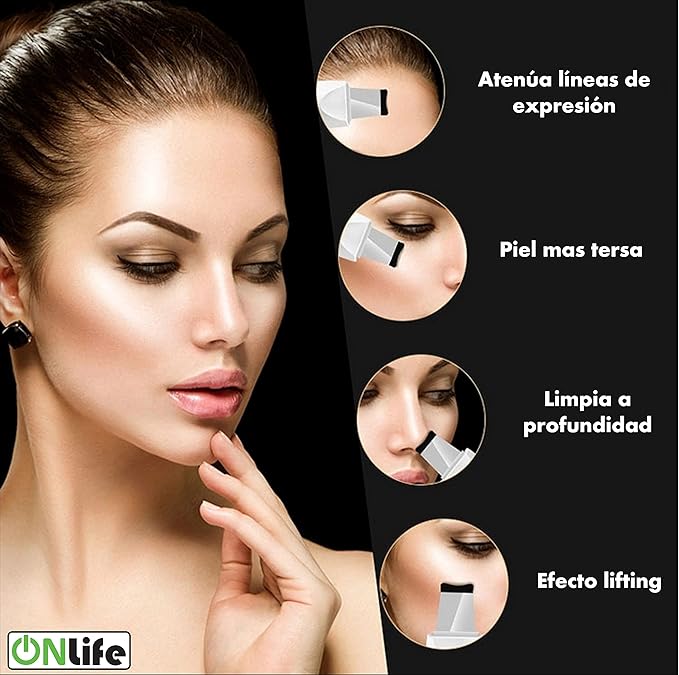 Espátula facial ultrasónica limpiadora