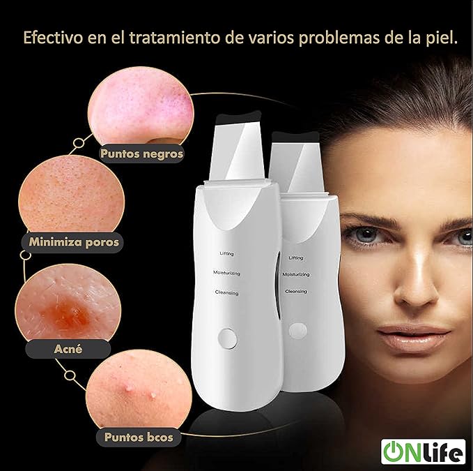 Espátula facial ultrasónica limpiadora